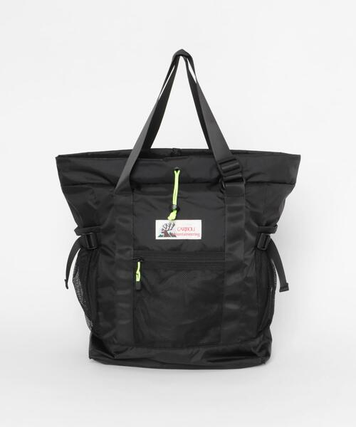 Caribou（カリブー）の「『別注』Caribou Mountaineering×EKAL　L. WEIGHT PACK TOTE（トートバッグ・レディース・グレー系その他/ブラック・FREE）」の3枚目の写真