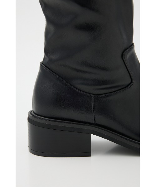 LAGUA GEM(ラグアジェム)の「RIB FIT LONG ブーツ(ブーツ・レディース・ブラック・SMALL/MEDIUM/LARGE)」の5枚目の写真