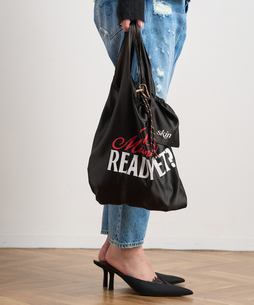 SKIN(スキン)の「【SKIN/スキン】Reversible Bag(トートバッグ・レディース・ブラウン/レッド・FREE)」の6枚目の写真