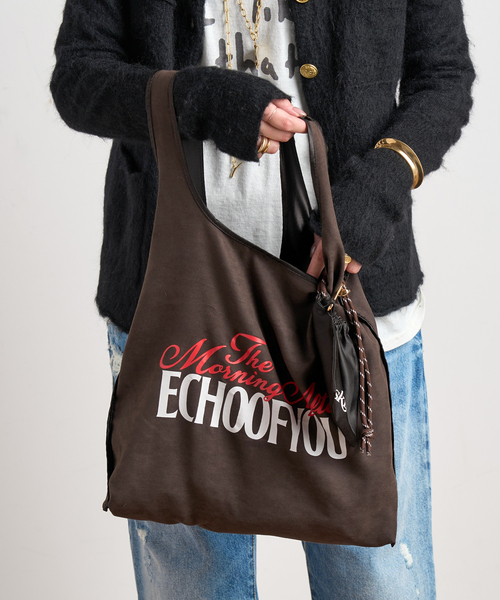 SKIN(スキン)の「【SKIN/スキン】Reversible Bag(トートバッグ・レディース・ブラウン/レッド・FREE)」の7枚目の写真