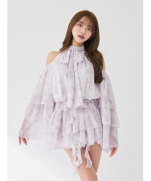 トワルドジュイシフォンフリルミニワンピース（ワンピース）｜Darich