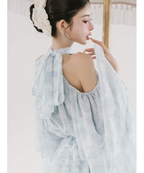 Darich（ダーリッチ）の「トワルドジュイシフォンフリルミニワンピース（ワンピース・レディース・サックスブルー/ピンク/イエロー・FREE/FL）」の13枚目の写真