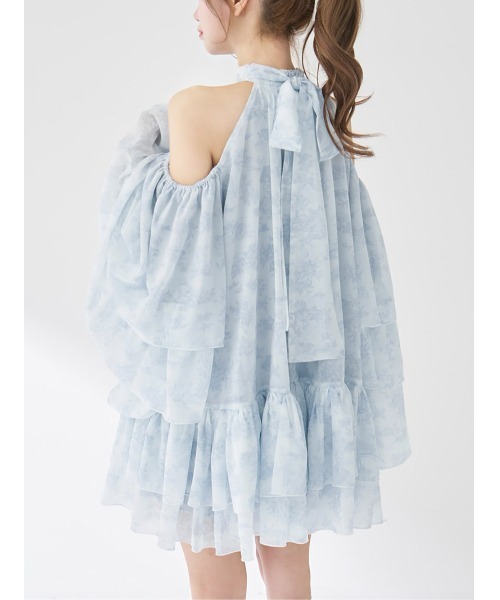 Darich（ダーリッチ）の「トワルドジュイシフォンフリルミニワンピース（ワンピース・レディース・サックスブルー/ピンク/イエロー・FREE/FL）」の18枚目の写真