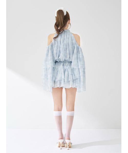 Darich（ダーリッチ）の「トワルドジュイシフォンフリルミニワンピース（ワンピース・レディース・サックスブルー/ピンク/イエロー・FREE/FL）」の21枚目の写真