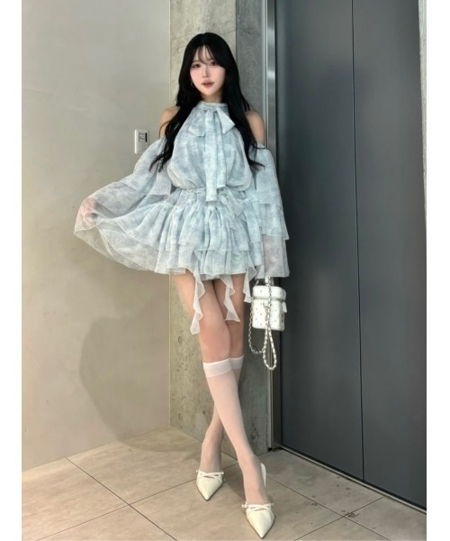 トワルドジュイシフォンフリルミニワンピース（ワンピース）｜Darich