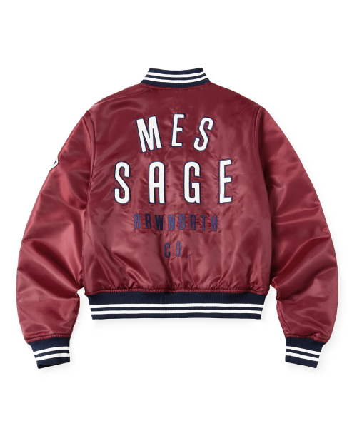 BROWNBREATH(ブラウンブレス)の「W BASEBALL PADDING JACKET - BURGUNDY(その他アウター・レディース・その他・S/M)」の10枚目の写真