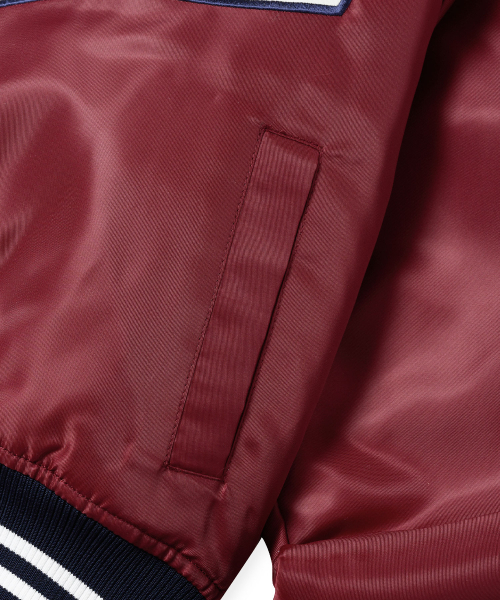 BROWNBREATH(ブラウンブレス)の「W BASEBALL PADDING JACKET - BURGUNDY(その他アウター・レディース・その他・S/M)」の5枚目の写真