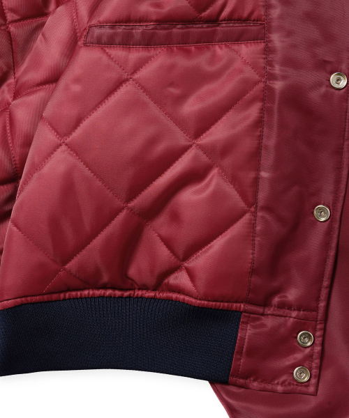 BROWNBREATH(ブラウンブレス)の「W BASEBALL PADDING JACKET - BURGUNDY(その他アウター・レディース・その他・S/M)」の8枚目の写真
