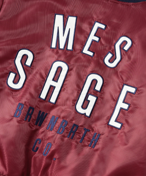 BROWNBREATH(ブラウンブレス)の「W BASEBALL PADDING JACKET - BURGUNDY(その他アウター・レディース・その他・S/M)」の9枚目の写真