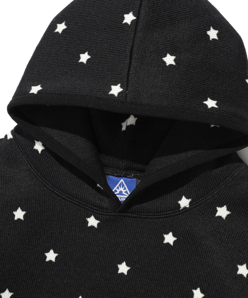 ISTKUNST（イストクンスト）の「STAR HOODIE_BLACK(IK2FFFM410A)（パーカー・レディース・ブラック・S）」の4枚目の写真