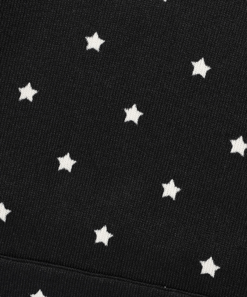 ISTKUNST（イストクンスト）の「STAR HOODIE_BLACK(IK2FFFM410A)（パーカー・レディース・ブラック・S）」の5枚目の写真