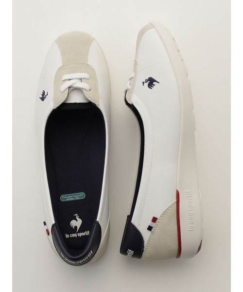 le coq sportif(ルコックスポルティフ)の「【le coq sportif】LCS MONTPELLIER PM(スニーカー・レディース・ホワイト・24/23.5/24.5/25/23)」の6枚目の写真