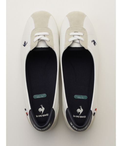 le coq sportif(ルコックスポルティフ)の「【le coq sportif】LCS MONTPELLIER PM(スニーカー・レディース・ホワイト・24/23.5/24.5/25/23)」の7枚目の写真