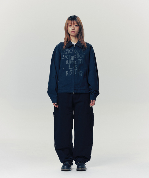 ISTKUNST(イストクンスト)の「DNT WORK JACKET_NAVY(IK2FSMJ201A)(その他アウター・レディース・ネイビー・M/L)」の9枚目の写真