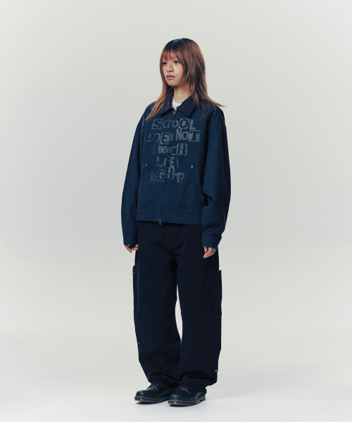 ISTKUNST(イストクンスト)の「DNT WORK JACKET_NAVY(IK2FSMJ201A)(その他アウター・レディース・ネイビー・M/L)」の10枚目の写真