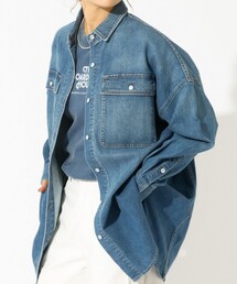【Healthy denim / ヘルシーデニム】Almond / デニムシャツ / オーバーサイズ【WEB限定】