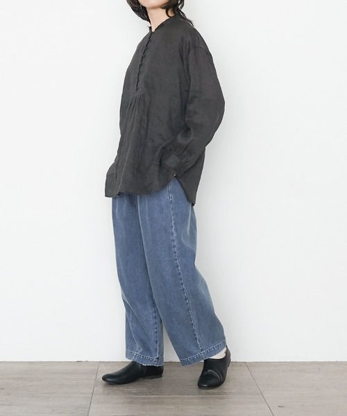 休日と詩(キュウジツトウタ)の「ニューボンボンパンツ(その他パンツ・レディース・ブラック/アイボリー/オリーブ/ブラック系その他/ブルー/ブラック系その他2・FREE)」の15枚目の写真