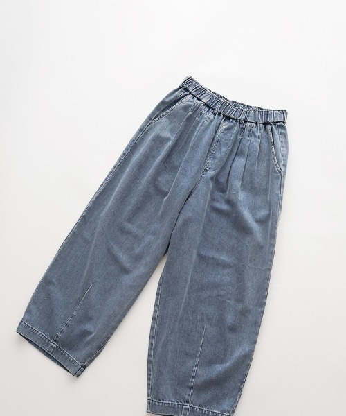 休日と詩(キュウジツトウタ)の「ニューボンボンパンツ(その他パンツ・レディース・ブラック/アイボリー/オリーブ/ブラック系その他/ブルー/ブラック系その他2・FREE)」の11枚目の写真