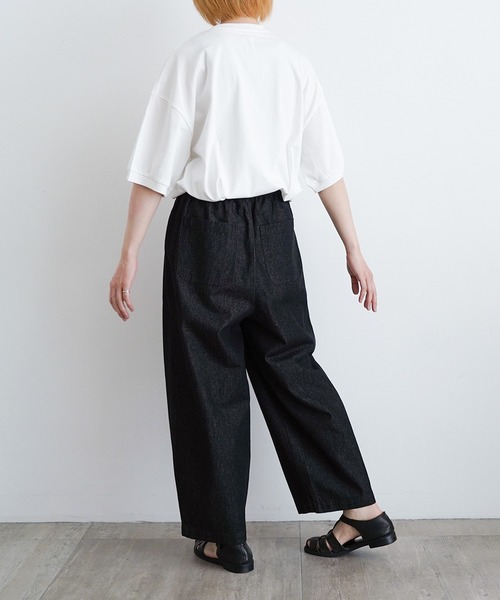 休日と詩(キュウジツトウタ)の「ニューボンボンパンツ(その他パンツ・レディース・ブラック/アイボリー/オリーブ/ブラック系その他/ブルー/ブラック系その他2・FREE)」の22枚目の写真