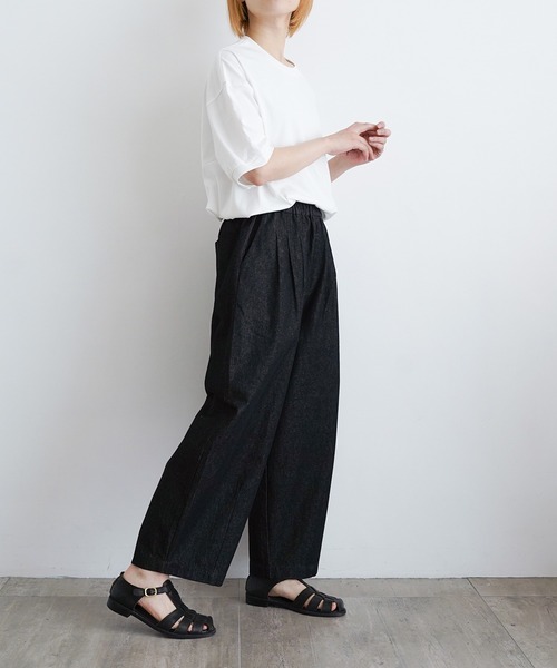 休日と詩(キュウジツトウタ)の「ニューボンボンパンツ(その他パンツ・レディース・ブラック/アイボリー/オリーブ/ブラック系その他/ブルー/ブラック系その他2・FREE)」の21枚目の写真