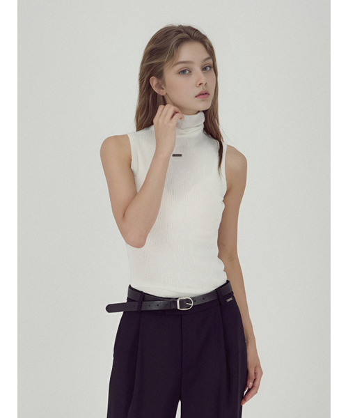 ACUD(アクド)の「Ribbed Sleeveless Knit _Ivory(Tシャツ/カットソー・レディース・アイボリー・FREE)」の5枚目の写真