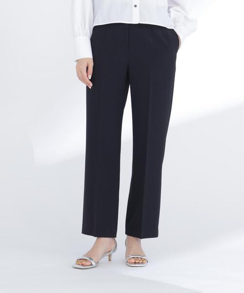 NATURAL BEAUTY BASIC（ナチュラルビューティーベーシック）の「◇スタイルアップストレートパンツ（その他パンツ・レディース・ブラック/オフホワイト・SMALL/MEDIUM/P/S）」の3枚目の写真