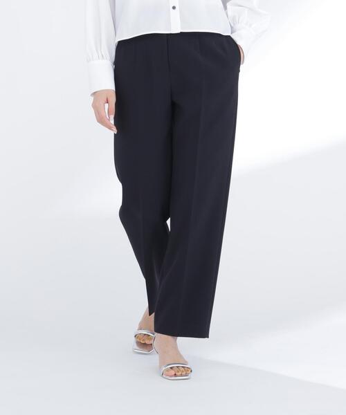 NATURAL BEAUTY BASIC（ナチュラルビューティーベーシック）の「◇スタイルアップストレートパンツ（その他パンツ・レディース・ブラック/オフホワイト・SMALL/MEDIUM/P/S）」の8枚目の写真