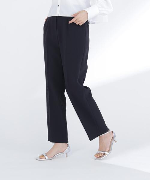 NATURAL BEAUTY BASIC（ナチュラルビューティーベーシック）の「◇スタイルアップストレートパンツ（その他パンツ・レディース・ブラック/オフホワイト・SMALL/MEDIUM/P/S）」の9枚目の写真