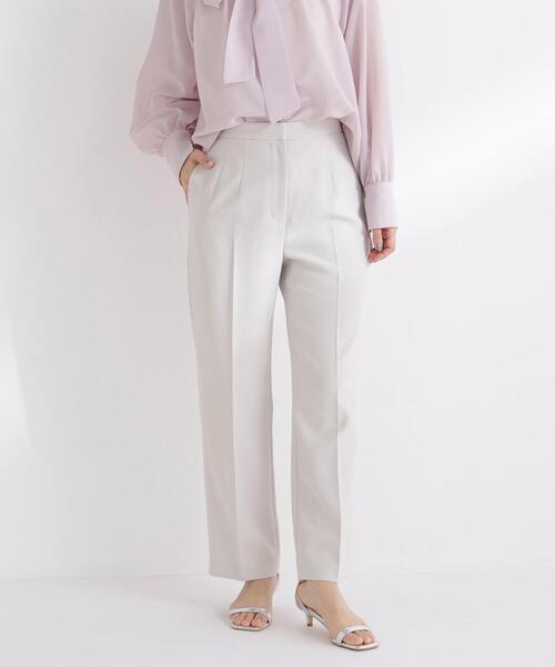 NATURAL BEAUTY BASIC（ナチュラルビューティーベーシック）の「◇スタイルアップストレートパンツ（その他パンツ・レディース・ブラック/オフホワイト・SMALL/MEDIUM/P/S）」の12枚目の写真