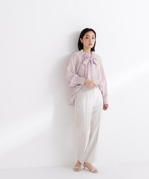 NATURAL BEAUTY BASIC（ナチュラルビューティーベーシック）の「◇スタイルアップストレートパンツ（その他パンツ・レディース・ブラック/オフホワイト・SMALL/MEDIUM/P/S）」の15枚目の写真