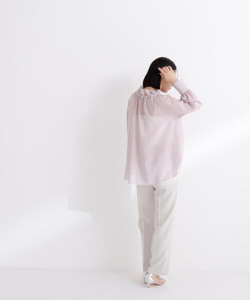 NATURAL BEAUTY BASIC（ナチュラルビューティーベーシック）の「◇スタイルアップストレートパンツ（その他パンツ・レディース・ブラック/オフホワイト・SMALL/MEDIUM/P/S）」の16枚目の写真