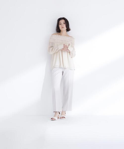 NATURAL BEAUTY BASIC（ナチュラルビューティーベーシック）の「◇スタイルアップストレートパンツ（その他パンツ・レディース・ブラック/オフホワイト・SMALL/MEDIUM/P/S）」の18枚目の写真