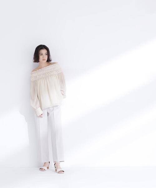 NATURAL BEAUTY BASIC（ナチュラルビューティーベーシック）の「◇スタイルアップストレートパンツ（その他パンツ・レディース・ブラック/オフホワイト・SMALL/MEDIUM/P/S）」の19枚目の写真