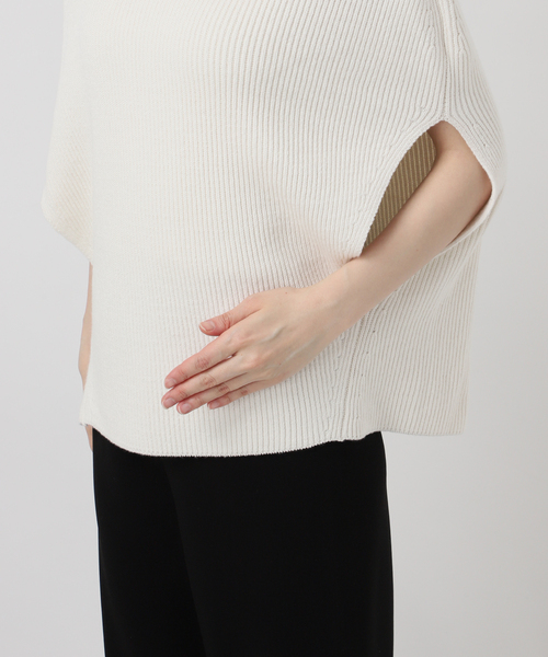 Deuxieme Classe（ドゥーズィエムクラス）の「LEWES アゼ PONCHO（ニット/セーター・レディース・ホワイト・FREE）」の19枚目の写真