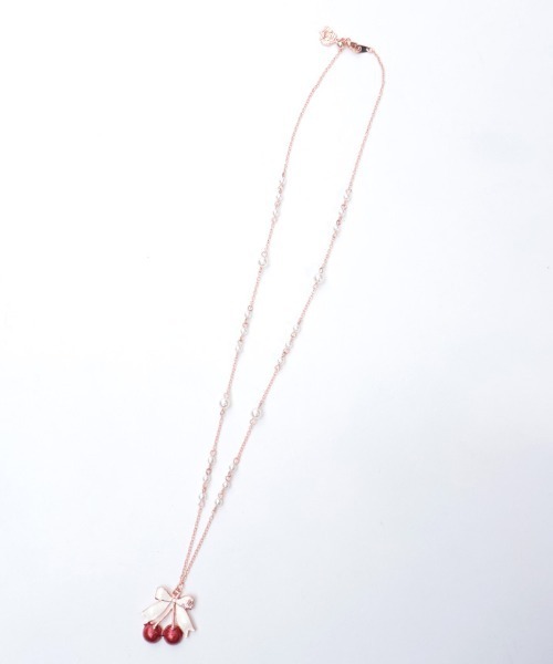 axes femme（アクシーズファム）の「ディヴェールショコラネックレス（ネックレス・レディース・ピンク/ゴールド・FREE）」の9枚目の写真