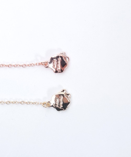 axes femme（アクシーズファム）の「ディヴェールショコラネックレス（ネックレス・レディース・ピンク/ゴールド・FREE）」の14枚目の写真