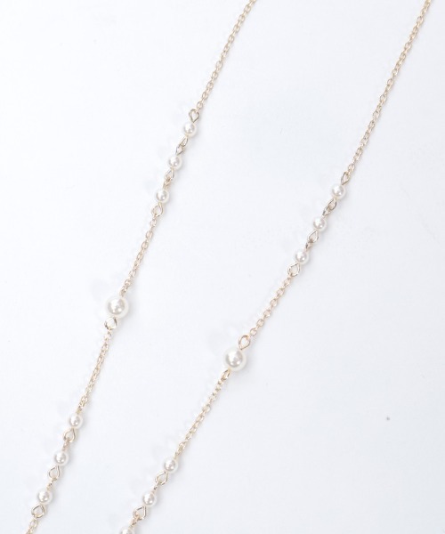 axes femme（アクシーズファム）の「ディヴェールショコラネックレス（ネックレス・レディース・ピンク/ゴールド・FREE）」の5枚目の写真