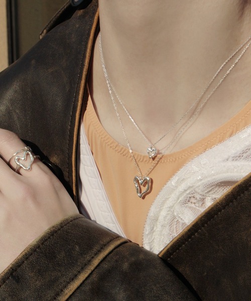 norme(ノーム)の「【SILVER925】ノーム オープン ハート ミニ ネックレス / norme open heart mini necklace(ネックレス・レディース・シルバー・FREE)」の17枚目の写真