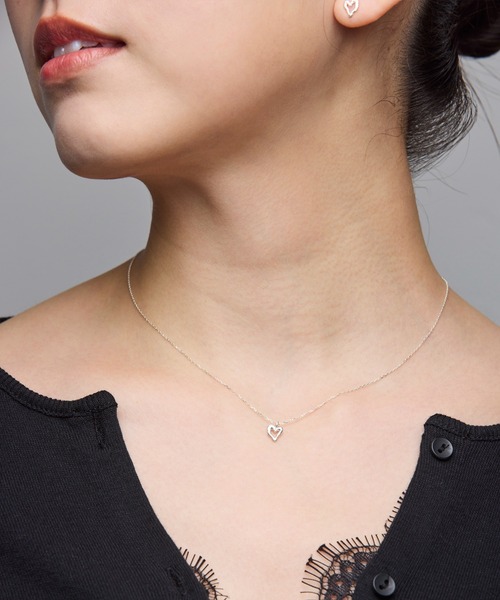 norme(ノーム)の「【SILVER925】ノーム オープン ハート ミニ ネックレス / norme open heart mini necklace(ネックレス・レディース・シルバー・FREE)」の13枚目の写真