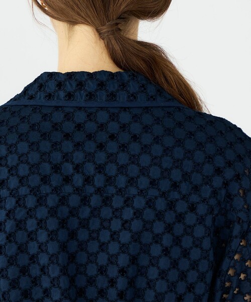 BALLSEY（ボールジィ）の「コモンフラワーエンブロイダリー ミドルブルゾンジャケット（その他アウター・レディース・ネイビー/ピンク・36）」の12枚目の写真