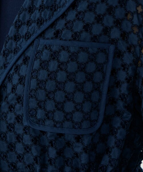 BALLSEY（ボールジィ）の「コモンフラワーエンブロイダリー ミドルブルゾンジャケット（その他アウター・レディース・ネイビー/ピンク・36）」の16枚目の写真