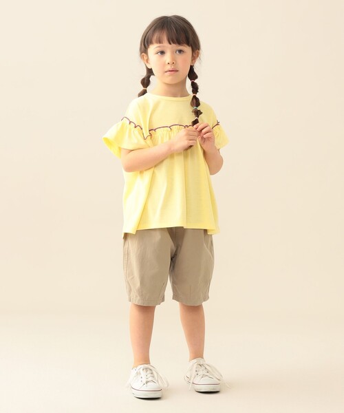 BEAMS mini(ビームスミニ)の「スケーター ハーフパンツ 2026SS (90~150cm) 外遊び プチプラ 通園 通学 夏 旅行 洗濯可(その他パンツ・キッズ・インディゴブルー/ブラウン系その他2・90/100/110/120/130/150/140)」の9枚目の写真