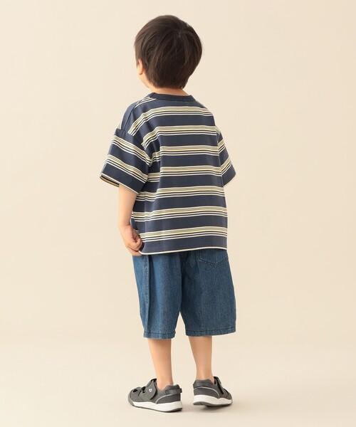 BEAMS mini(ビームスミニ)の「スケーター ハーフパンツ 2026SS (90~150cm) 外遊び プチプラ 通園 通学 夏 旅行 洗濯可(その他パンツ・キッズ・インディゴブルー/ブラウン系その他2・90/100/110/120/130/150/140)」の15枚目の写真