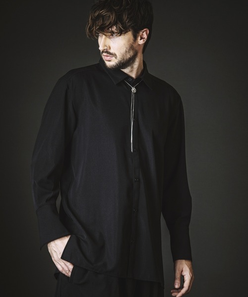 NO ID.（ノーアイディ）の「【NO ID.】Long Shirt / ロング シャツ（シャツ/ブラウス・メンズ・ブラック/グレー/ホワイト・ONE SIZE）」の18枚目の写真