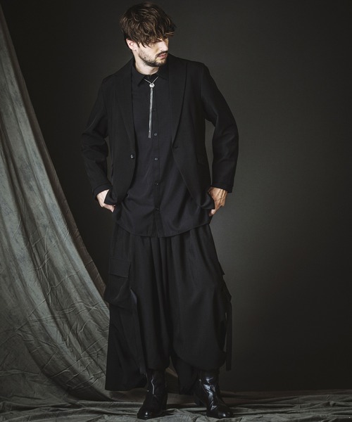 NO ID.（ノーアイディ）の「【NO ID.】Long Shirt / ロング シャツ（シャツ/ブラウス・メンズ・ブラック/グレー/ホワイト・ONE SIZE）」の22枚目の写真