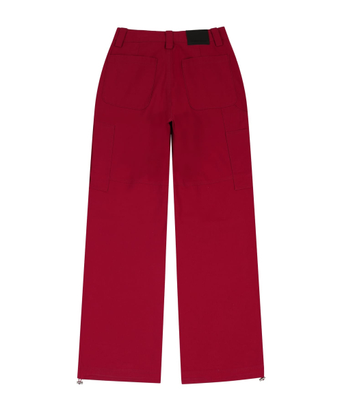 ORDINARY HOLIDAY（オーディナリー ホリデー）の「WASHING COTTON CARGO PANTS [RED]（その他パンツ・レディース・その他・SMALL/MEDIUM）」の3枚目の写真