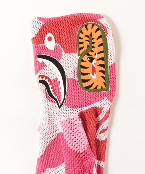 A BATHING APE（アベイシングエイプ）の「ABC CAMO CROCHET SHARK RELAXED FIT FULL ZIP HOODIE（パーカー・メンズ・ブルー/グリーン/ピンク・XX-LARGE/X-LARGE/MEDIUM/SMALL/LARGE）」の11枚目の写真