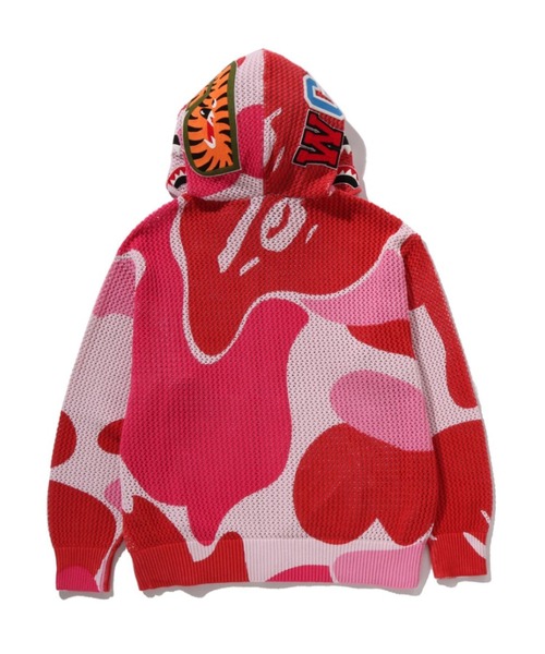 ABC CAMO CROCHET SHARK RELAXED FIT FULL ZIP HOODIE（パーカー）｜A