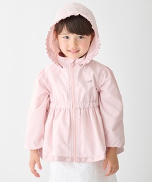 petit main（プティマイン）の「【撥水加工】ペプラムウィンブレ（ナイロンジャケット）」