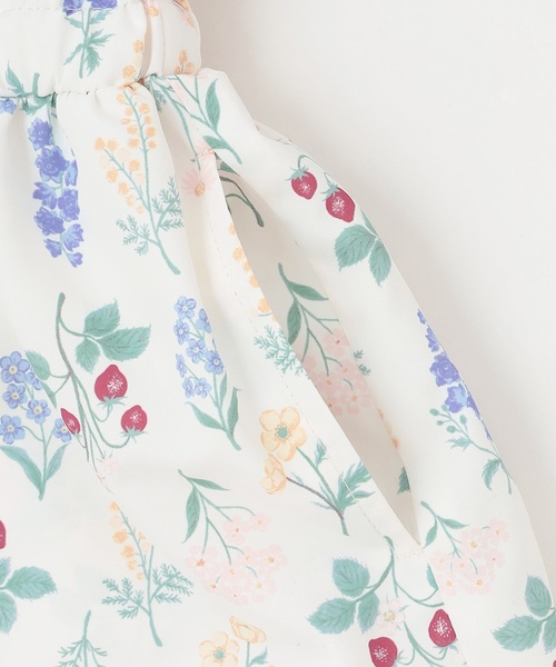 petit main（プティマイン）の「【撥水加工】ペプラムウィンブレ（ナイロンジャケット・キッズ・オフホワイト/ライトブルー/ライトピンク/カラフル・100cm/90cm/80ｃｍ/110cm/130cm/120cm）」の20枚目の写真